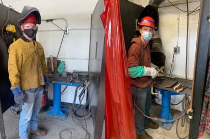 Students Becoming Full-Time Welders at High Steel Structures